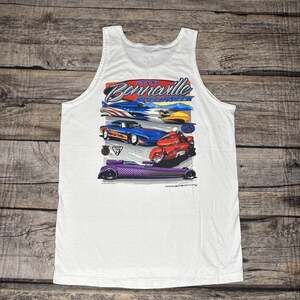 Y2K Bonneville Speedweek Nationals 2006 Men's Tank Top Mens Medium Shirt AAA Tag